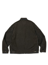 画像をギャラリービューアに読み込む, Grainy Denim Work Jacket
