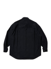 画像をギャラリービューアに読み込む, Punching Faux Suede Work L/S Shirt
