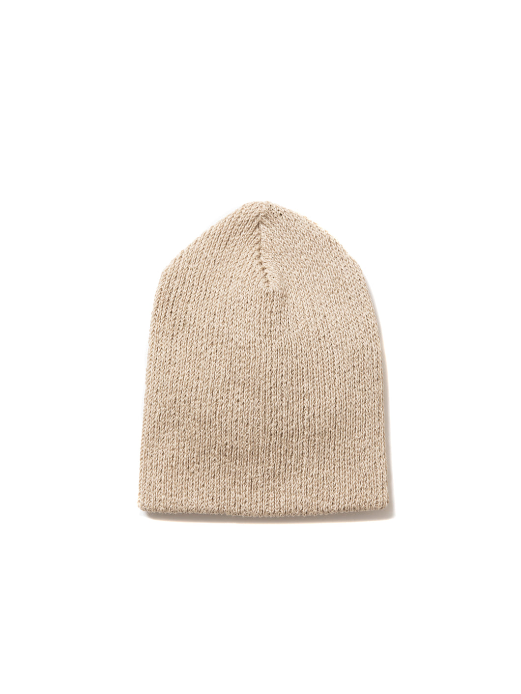 Rib Stitch Cuffless Beanie