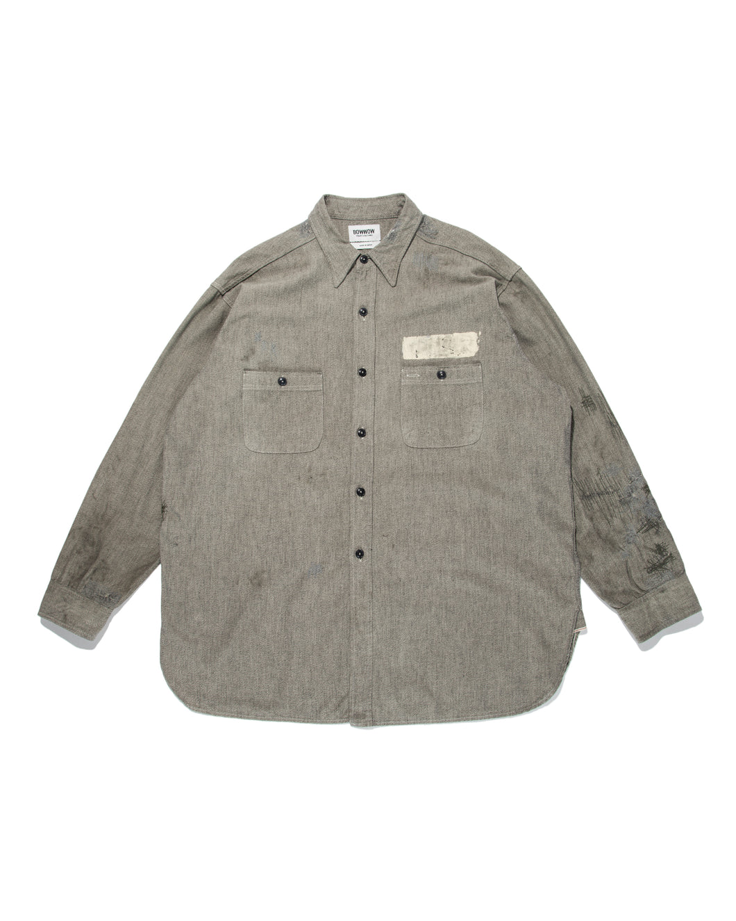 PRISONER BLACK CHAMBRAY SHIRTS