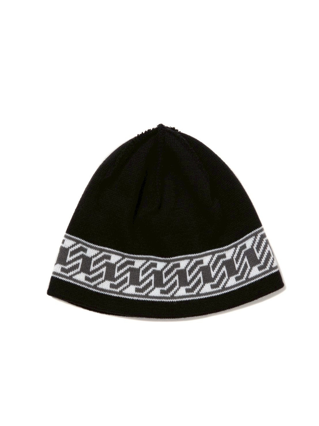 Jacquard Cuffless Beanie