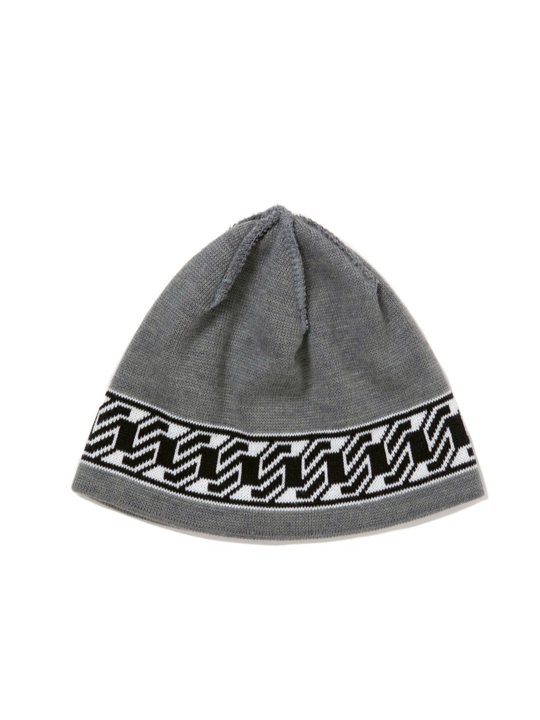 Jacquard Cuffless Beanie