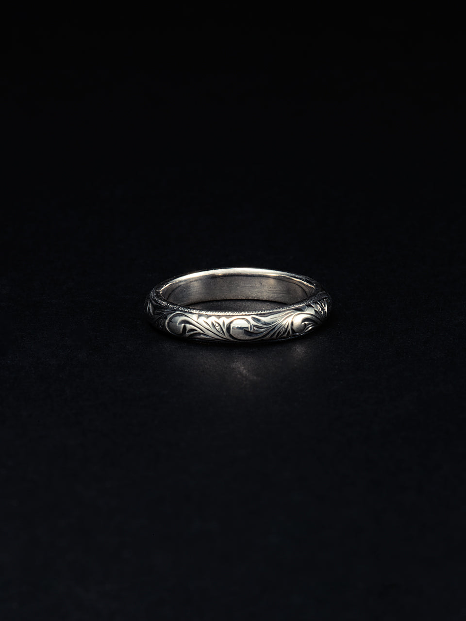 Engraved Round Ring