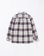 画像をギャラリービューアに読み込む, OMBRE CHECK DAMAGED WIDE FLANNEL SHIRTS
