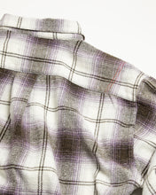 画像をギャラリービューアに読み込む, OMBRE CHECK DAMAGED WIDE FLANNEL SHIRTS
