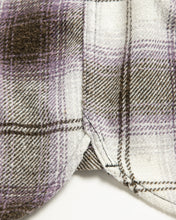 画像をギャラリービューアに読み込む, OMBRE CHECK DAMAGED WIDE FLANNEL SHIRTS
