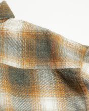 画像をギャラリービューアに読み込む, OMBRE CHECK DAMAGED WIDE FLANNEL SHIRTS
