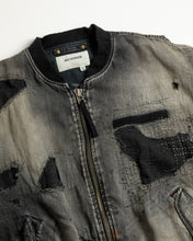 画像をギャラリービューアに読み込む, HARD REMAKED DUAL DENIM MA-1
