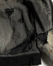 画像をギャラリービューアに読み込む, HARD REMAKED DUAL DENIM MA-1
