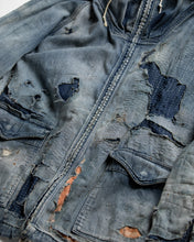 画像をギャラリービューアに読み込む, DUAL DENIM REMAKED FULLZIP PARKA
