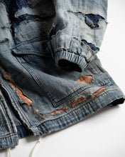 画像をギャラリービューアに読み込む, DUAL DENIM REMAKED FULLZIP PARKA
