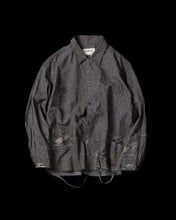 画像をギャラリービューアに読み込む, LINEN PLAID REMAKED WIDE SHIRTS
