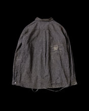 画像をギャラリービューアに読み込む, LINEN PLAID REMAKED WIDE SHIRTS

