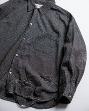 画像をギャラリービューアに読み込む, LINEN PLAID REMAKED WIDE SHIRTS
