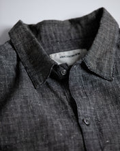 画像をギャラリービューアに読み込む, LINEN PLAID REMAKED WIDE SHIRTS
