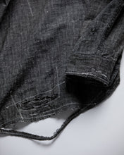画像をギャラリービューアに読み込む, LINEN PLAID REMAKED WIDE SHIRTS
