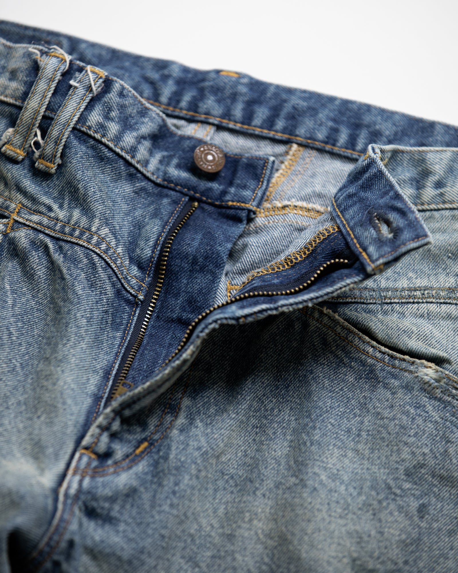 Remaked FRONT YORK REMAKED DENIM PANTS – Roots Bonds ONLINE STORE