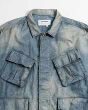 画像をギャラリービューアに読み込む, CHAMBRAY REMAKED FATIGUE JACKET
