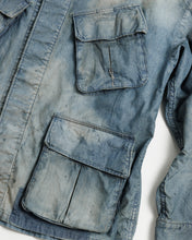画像をギャラリービューアに読み込む, CHAMBRAY REMAKED FATIGUE JACKET
