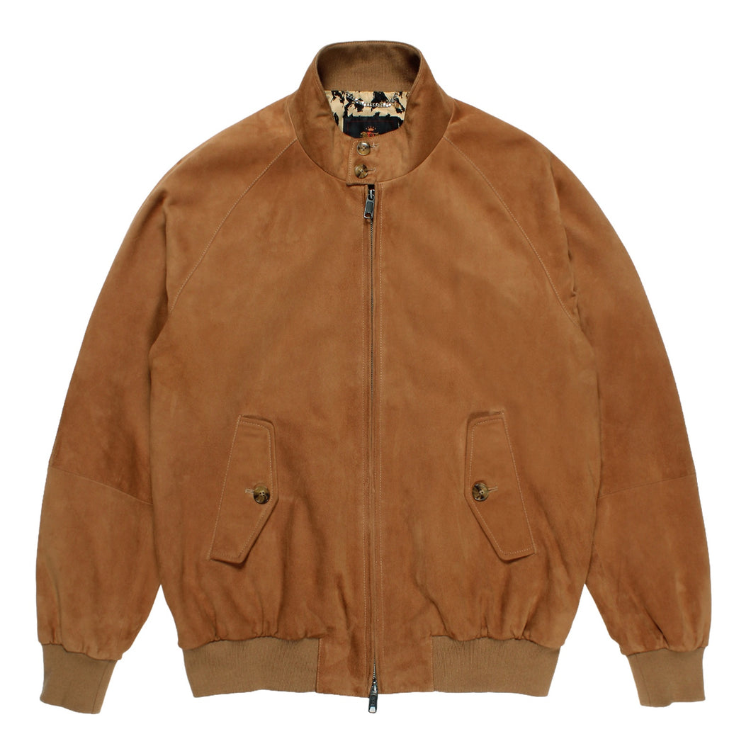 BARACUTA / G9 SUEDE LEATHER HARRINGTON JACKET