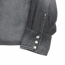 画像をギャラリービューアに読み込む, WESTERN SHORT SHIRT-USED WASHED DENIM
