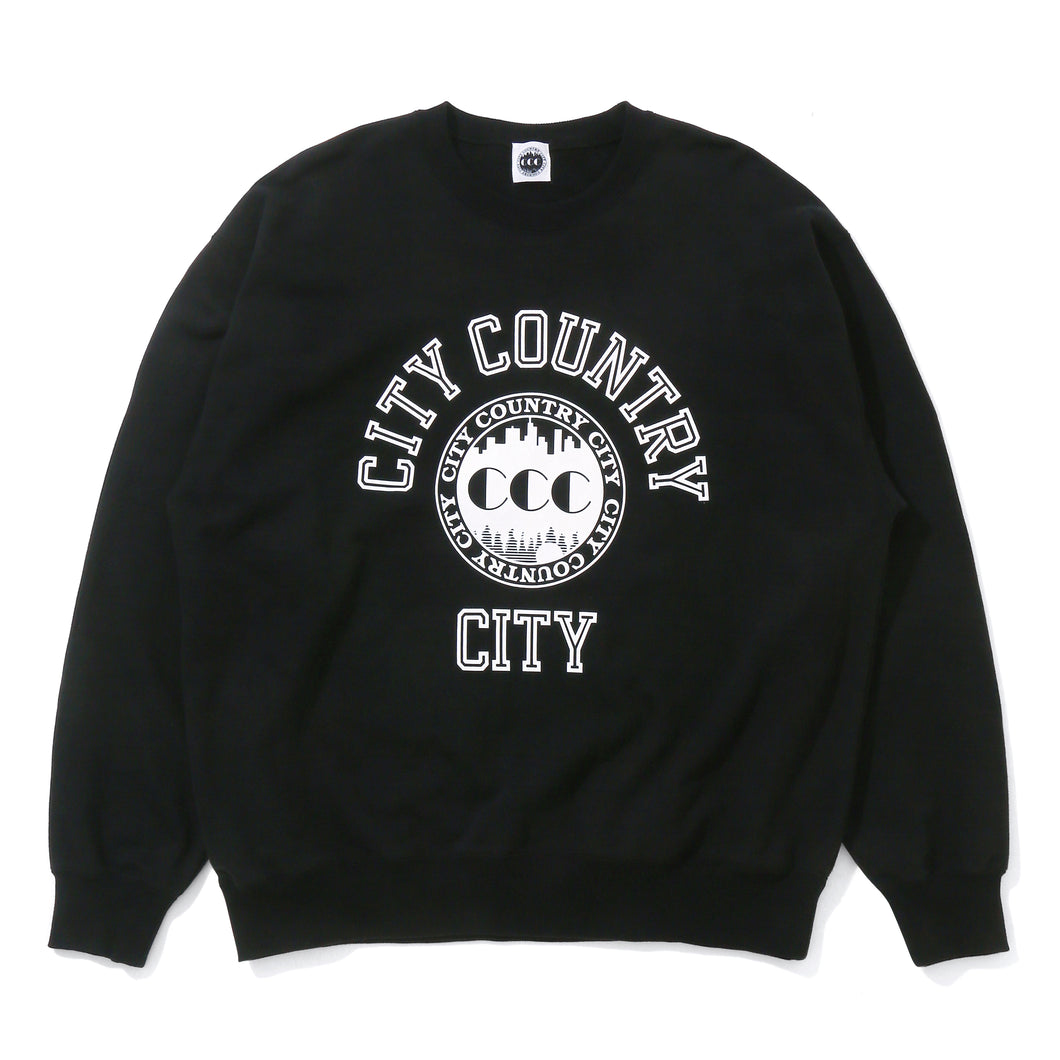 COTTON SWEAT SHIRT COLLEGE LOGO