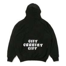 画像をギャラリービューアに読み込む, EMBROIDERED LOGO ZIP UP COTTON HOODIE_SOUND CITY COUNTRY CITY
