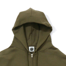 画像をギャラリービューアに読み込む, EMBROIDERED LOGO ZIP UP COTTON HOODIE_SOUND CITY COUNTRY CITY
