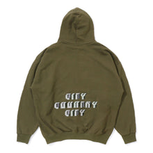 画像をギャラリービューアに読み込む, EMBROIDERED LOGO ZIP UP COTTON HOODIE_SOUND CITY COUNTRY CITY
