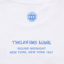 画像をギャラリービューアに読み込む, COTTON T-SHIRT_THELONIUS MONK&#39;ROUND MIDNIGHT
