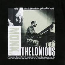 画像をギャラリービューアに読み込む, COTTON T-SHIRT_THELONIUS MONK(MONKPIANO,COMPOSER)
