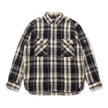 画像をギャラリービューアに読み込む, EMBROIDERED LOGO COTTON TWILL CHECK SHIRT
