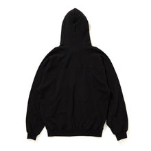 画像をギャラリービューアに読み込む, Embroidered Logo Swiching Cotton Zip Up Hoodie
