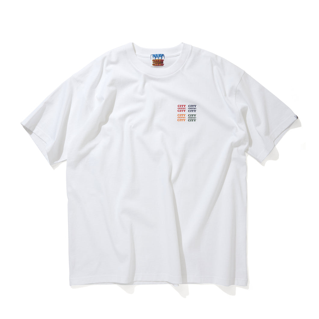 Embroidered Logo Cotton T-shirt_CCCC