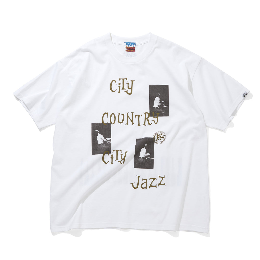 COTTON T-SHIRT CITY COUNTRY CITY JAZZ PIANO