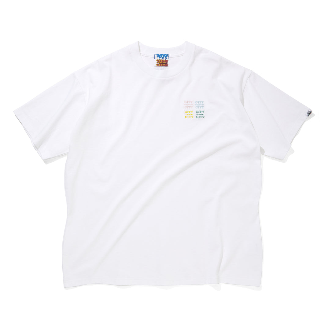 EMBROIDERED LOGO COTTON S/S T-SHIRT_CCCC