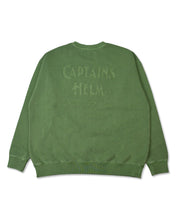 画像をギャラリービューアに読み込む, PIGMENT DYE LOGO CREW SWEAT
