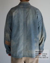 画像をギャラリービューアに読み込む, CHAMBRAY REMAKED FATIGUE JACKET
