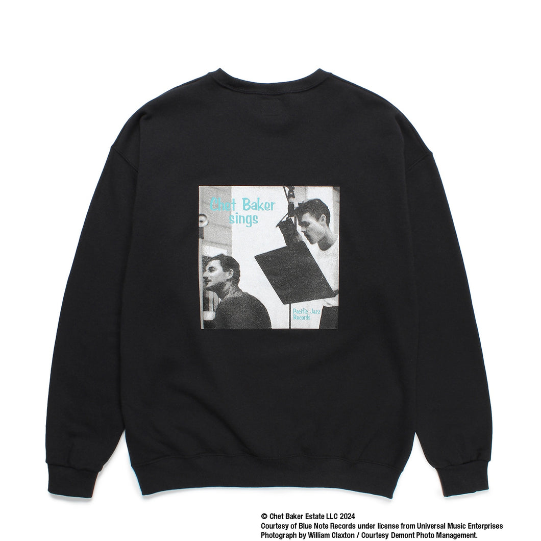 CHET BAKER / CREW NECK SWEAT SHIRT(TYPE-1)