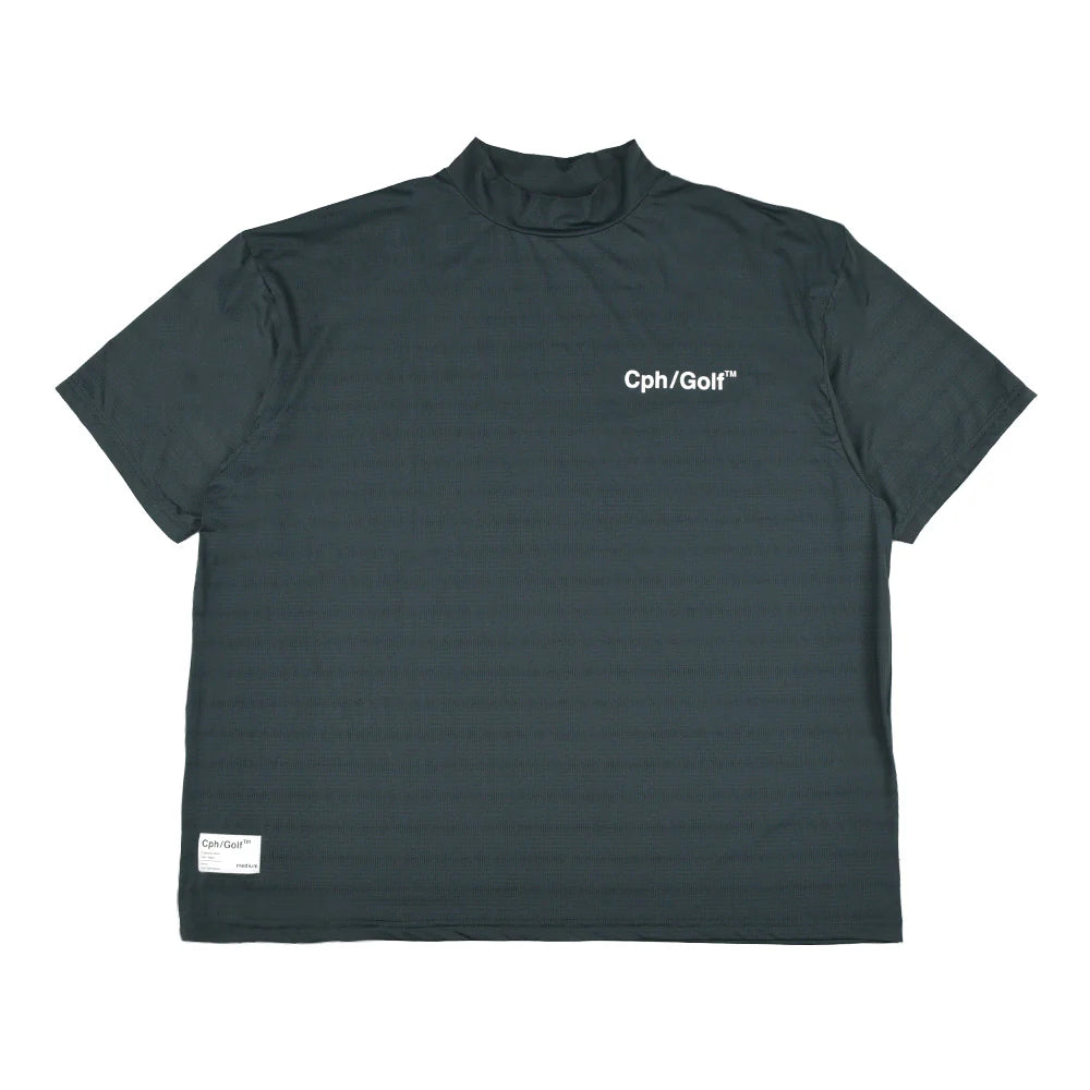 #DOT AIR S/S MOCK NECK TEE