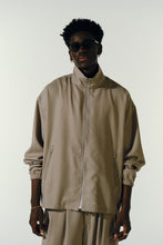 画像をギャラリービューアに読み込む, T/W Gabardine Stand Collar Zip Up Jacket

