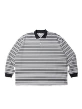 画像をギャラリービューアに読み込む, Supima Border Oversized L/S Polo
