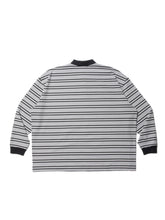 画像をギャラリービューアに読み込む, Supima Border Oversized L/S Polo
