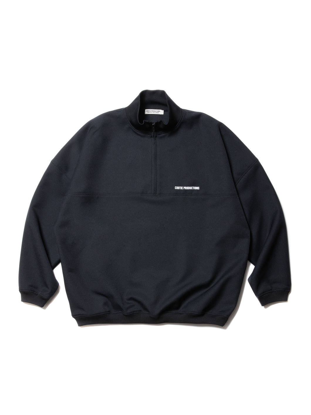 Polyester Twill Half Zip L/S Tee