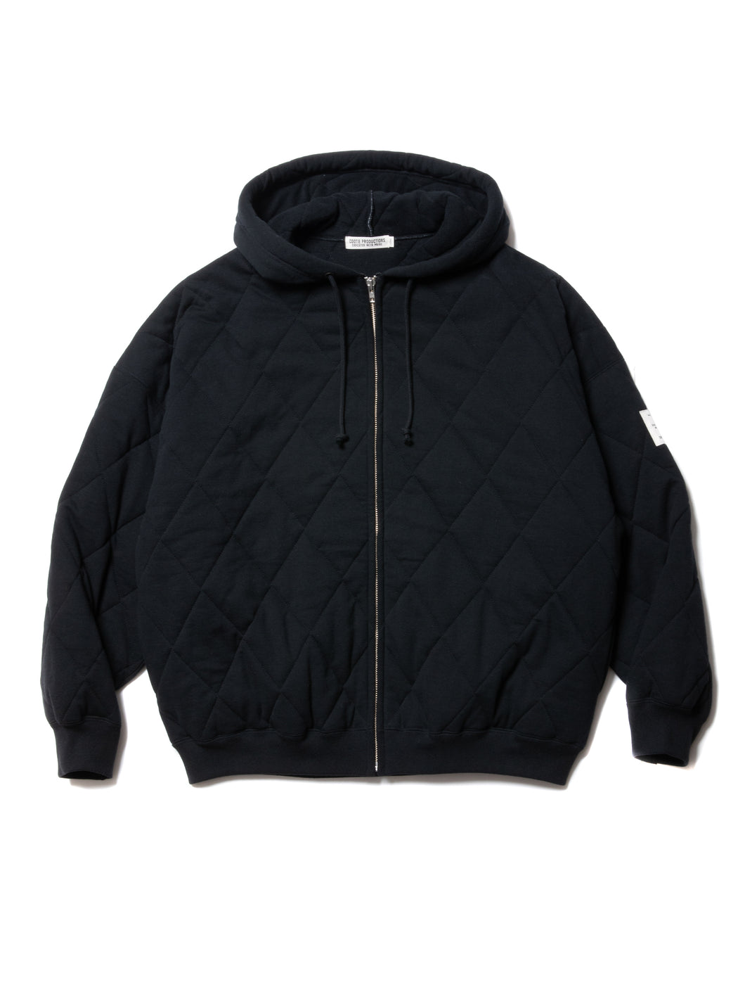 Quilting Sweat Zip Hoodie