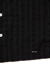 画像をギャラリービューアに読み込む, Stripe Sucker Cloth Open Collar S/S Shirt
