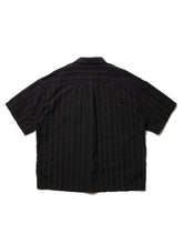 画像をギャラリービューアに読み込む, Stripe Sucker Cloth Open Collar S/S Shirt
