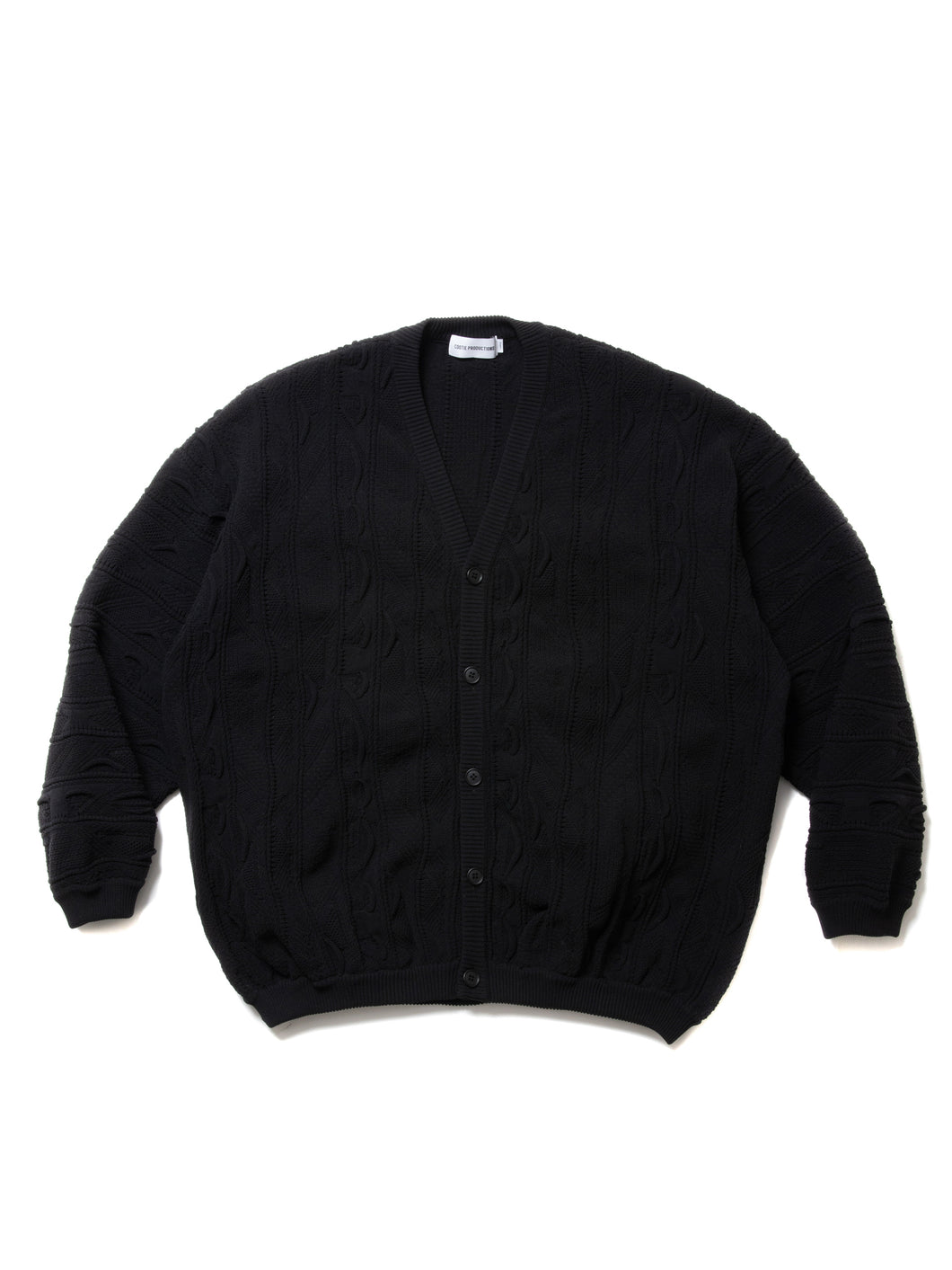 3D Jacquard Solotex Knit Cardigan