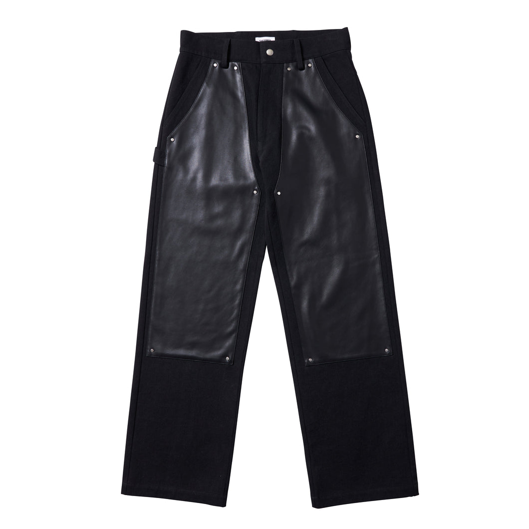 V-leather Doubulenie Pants