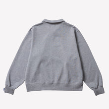 画像をギャラリービューアに読み込む, DAMAGE PRINT HALF ZIP SWEAT
